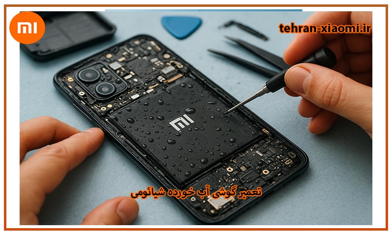 نمایندگی تعمیر گوشی آب خورده شیائومی 